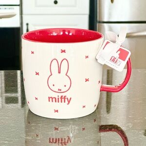 Miffy Red and White Ceramic Mug 16 oz.